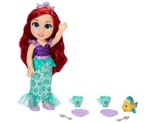 Disney Princess Muñeca Tea Time con Ariel y Platija (3+ Años)