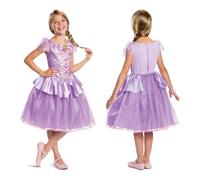 Disney Princess Rapunzel - Disfraz de enredo para niñas | Con licencia oficial de Disguise, broche de personaje, falda brillante, disfraz para niñas de 3 a 4, 5 a 6 y 7 a 8 años