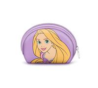 Disney Princess Rapunzel-Monedero Ovalado Casual, Malva, 12 x 9 cm