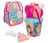 Disney princess set cubo de playa con accesorios y mochila transporte