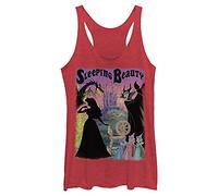 Disney Princess Sleeping Beauty Poster Girl's Solid Crew Tee, Light Pink, X-Small