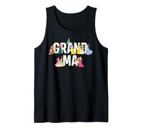 Disney Princess Squad Grandma Family Trip Vacation Reunion Camiseta sin Mangas