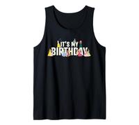 Disney Princess Squad It's My Birthday Matching Party Camiseta sin Mangas