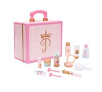 Disney Princess Style Collection Tocador de Viaje | Juguete de tocador para niñas con luces y espejo; incluye maquillaje de juguete; se pliega para guardarlo fácilmente; 3+