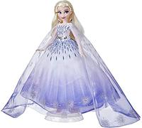 Disney Princess Style Series Holiday Elsa, Accesorios de muñeca de Moda, Juguete coleccionista para niños de 6 años en adelante