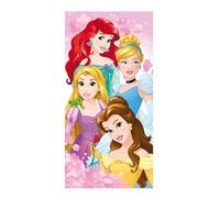 Jerry Fabrics Disney Princess Character Kids Swim Beach y Toallas de Baño, Algodón, Rosa (Pink), 140x70x3 cm