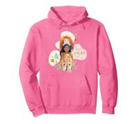 Disney Princess Trio Class of ‘24 Graduation New Grad 2024 Sudadera con Capucha, Unisex para adultos, Rosa brillante, XXL