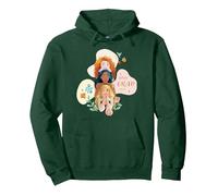 Disney Princess Trio Class of ‘24 Graduation New Grad 2024 Sudadera con Capucha, Unisex para adultos, Verde Bosque, L