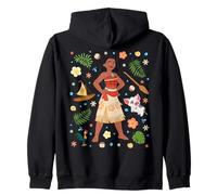 Disney Princess Vaiana Collage Portrait Sudadera con Capucha
