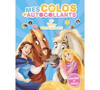 DISNEY PRINCESSES - Mes colos + autocollants - Princesses et chevaux