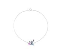 Disney Pulsera de plata de ley con puntada y corazón A900143SL-9.PH