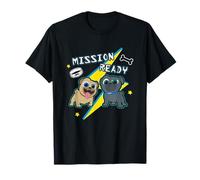 Disney Puppy Dog Pals Mission Ready Bingo Rolly Chest Logo Camiseta