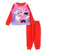 Disney Pyjama Polaire Minnie Fille Pijama Polar niña, Rojo, 2 años (Pack de 2) Unisex niños