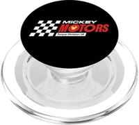 Disney Racing Mickey Motors Torque Division 28 Badge Logo PopSockets PopGrip para MagSafe