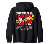 Disney Racing Minnie & Daisy Speed & Style Race Car Drivers Sudadera con Capucha