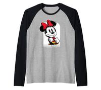 Disney Racing Minnie Squad Speed & Style Race Car Driver Camiseta Manga Raglan