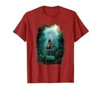 Disney Raya and the Last Dragon Kingdom of Kumandra Camiseta, Hombre, Arándano, M