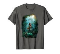 Disney Raya and the Last Dragon Kingdom of Kumandra Camiseta, Hombre, Asfalto, L