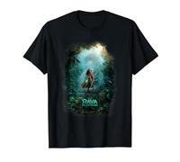 Disney Raya and the Last Dragon Kingdom of Kumandra Camiseta, Hombre, Negro, M