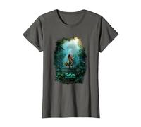 Disney Raya and the Last Dragon Kingdom of Kumandra Camiseta, Mujer, Asfalto, M