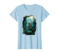 Disney Raya and the Last Dragon Kingdom of Kumandra Camiseta, Mujer, Azul Bebé, XXL