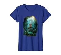 Disney Raya and the Last Dragon Kingdom of Kumandra Camiseta, Mujer, Azul Real, XXL