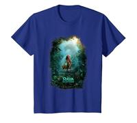Disney Raya and the Last Dragon Kingdom of Kumandra Camiseta, Niños, Azul Real, 4 años