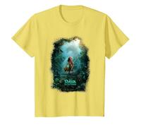 Disney Raya and the Last Dragon Kingdom of Kumandra Camiseta, Niños, Limón, 10 años