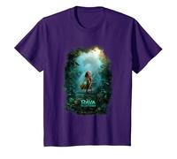 Disney Raya and the Last Dragon Kingdom of Kumandra Camiseta, Niños, Morado, 3 años