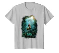Disney Raya and the Last Dragon Kingdom of Kumandra Camiseta, Niños, Plata, 2 años
