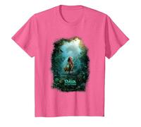 Disney Raya and the Last Dragon Kingdom of Kumandra Camiseta, Niños, Rosa jaspeado, 2 años
