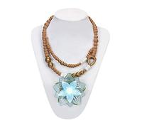 Disney Collar Raya Dragon con flor iluminada