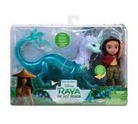 Disney Raya - Pack de Figuras Raya de 15 cm y Sisu con Funciones - Las Figuras Son Totalmente Articulables y Posables - Juguete Recomendado para Niños 3 Años +