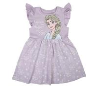 Disney REINA DE NIEVES, Conjunto de 2 piezas, Camiseta + Pantalones cortos, Niños, (2 a 8 años), Unisex, Niño, Niña, Suave, Lindo, Cálido, Camiseta, Pantalones, Modelo DIS FROZ 5223C387 S1-2A, VIOLET