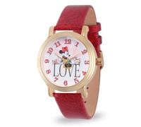 Disney Reloj Analógico para Mujeres de Cuarzo japonés con Correa en Cuero NEWDS000254