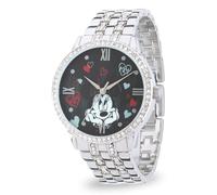 Disney Reloj Analógico para Mujeres de Cuarzo japonés con Correa en Metal NEW001831