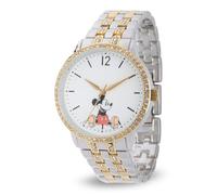 Disney Reloj Analógico para Mujeres de Cuarzo japonés con Correa en Metal NEWDS000386