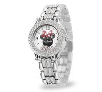 Disney Reloj Analógico para Mujeres de Cuarzo japonés con Correa en Metal NEWDS001200