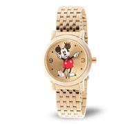 Disney Reloj Analógico para Unisex-Adultos de Cuarzo con Correa en Acero Inoxidable WDS000686
