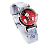 Disney Reloj de pulsera Mickey Mouse con correa ajustable