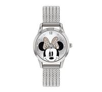 Disney Reloj Análogo clásico para Mujer de Cuarzo con Correa en Acero Inoxidable MN8008