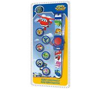 Disney - Reloj Digital Super Wings con 6 Discos, WI17001