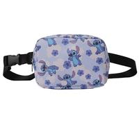 Disney Stitch - Riñonera cruzada para mujer, color azul