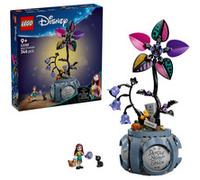 LEGO | Disney Maceta de Sally - Decoración del Dormitorio con 2 Flores Artificiales, Mini Muñeca y Gato Negro de Juguete - Regalo para Niñas de 9+ Años y Fans de Pesadilla Antes de Navidad - 43288