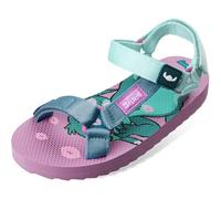 Disney Sandalias Niña, Zapatos de Verano con Correas Ajustables - Regalos para Niñas (Lila/Azul, 35 EU)