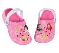 Disney Sandalias Tipo Zueco de Princesa niñas con Insignias de dijes, Zapatos de Princesa para Interior y Exterior, con Correa en el Tobillo.