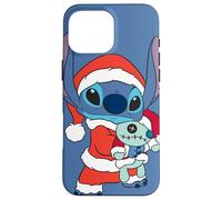 Disney Santa Stitch and Scrump Holiday Bígaro Blue Carcasa para iPhone 16 Pro Max
