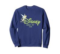 Disney Script Logo Tinker Bell Family Trip 2026 Vacation Sudadera, Unisex para adultos, Azul Marino, L