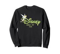 Disney Script Logo Tinker Bell Family Trip 2026 Vacation Sudadera, Unisex para adultos, Negro, XXL