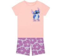 Disney Set De Camiseta Y Pantalon Corto Niña, Stitch Camiseta Y Pantalon Corto Niñas Para El Verano, Ropa Con Camisetas Niña Lilo Y Stitch, Multicolor 6-7 años
